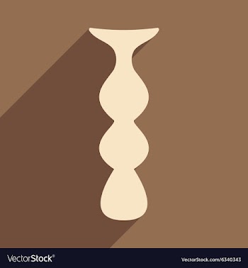 Flat with shadow icon and mobile application mine vector image