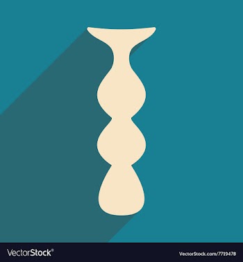 Flat with shadow icon and mobile application mine vector image