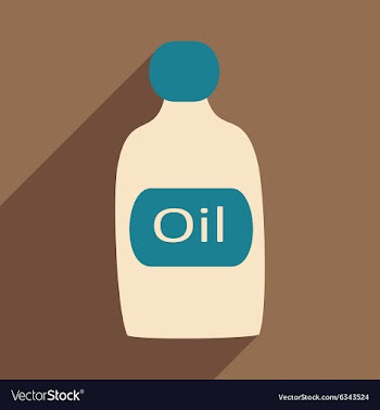 Flat with shadow icon and mobile application oil vector image