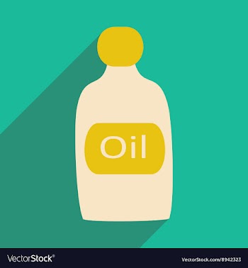Flat with shadow icon and mobile application oil vector image