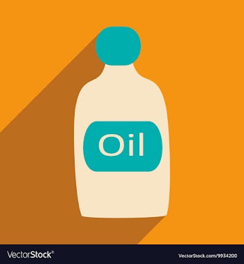 Flat with shadow icon and mobile application oil vector image