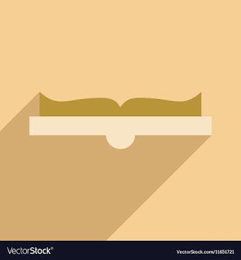 Flat with shadow icon and mobile application open vector image