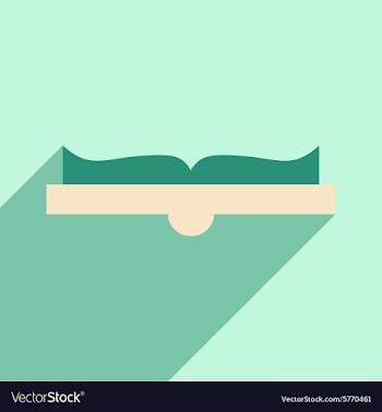 Flat with shadow icon and mobile application open vector image