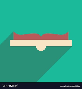 Flat with shadow icon and mobile application open vector image