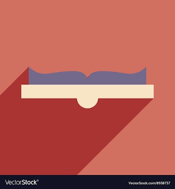 Flat with shadow icon and mobile application open vector image
