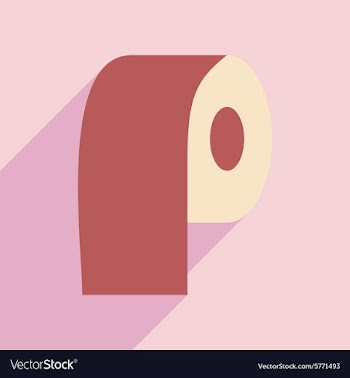 Flat with shadow icon and mobile application paper vector image