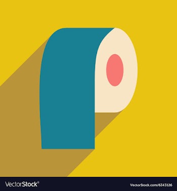 Flat with shadow icon and mobile application paper vector image