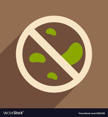 Flat with shadow icon and mobile application Petri vector image