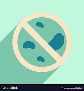 Flat with shadow icon and mobile application Petri vector image