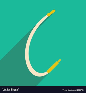 Flat with shadow icon and mobile application pipe vector image