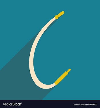Flat with shadow icon and mobile application pipe vector image