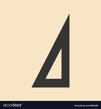 Flat with shadow icon and mobile application ruler vector image