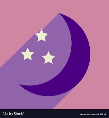Flat with shadow icon and mobile application stars vector image