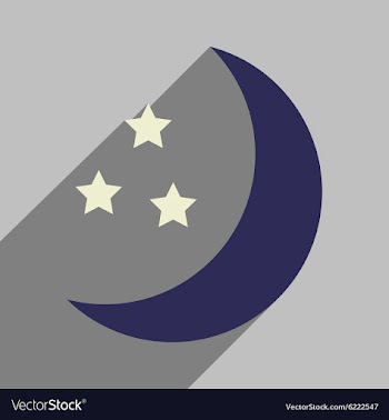 Flat with shadow icon and mobile application stars vector image