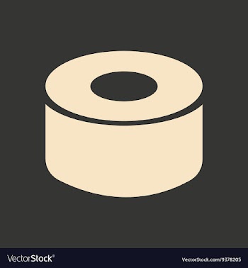 Flat with shadow icon and mobile application sushi vector image