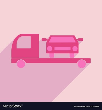 Flat with shadow icon and mobile application tow vector image