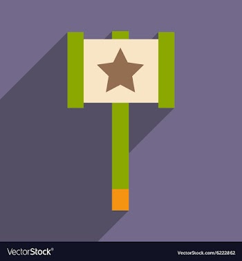 Flat with shadow icon and mobile application toy vector image
