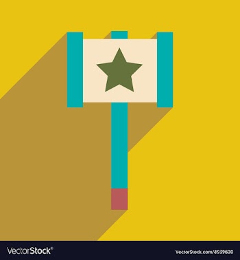 Flat with shadow icon and mobile application toy vector image