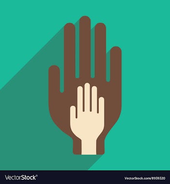 Flat with shadow icon and mobile application trust vector image