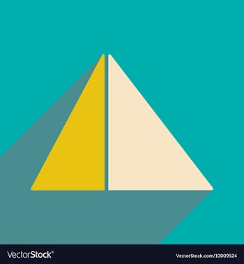 Flat with shadow icon and mobile application vector image
