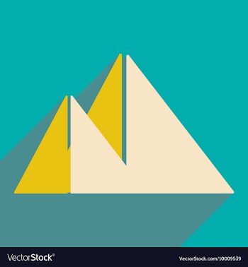 Flat with shadow icon and mobile application vector image