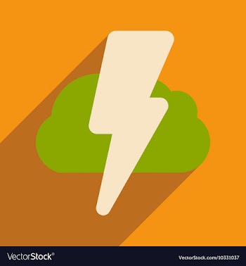 Flat with shadow icon and mobile application vector image