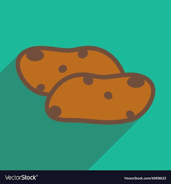 Flat with shadow icon and mobile application vector image