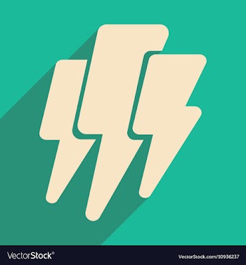 Flat with shadow icon and mobile application vector image
