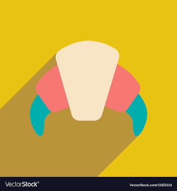Flat with shadow icon and mobile application vector image