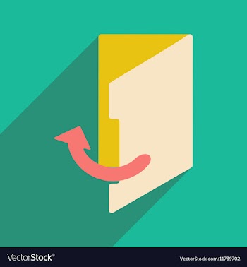 Flat with shadow icon and mobile application vector image