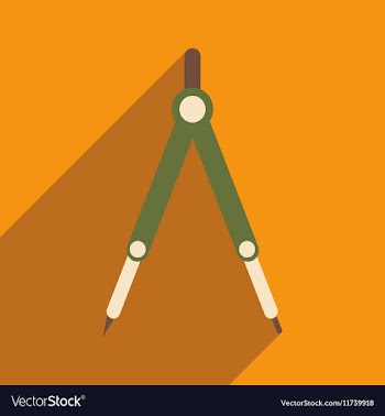 Flat with shadow icon and mobile application vector image