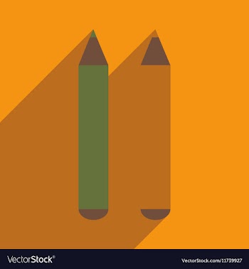 Flat with shadow icon and mobile application vector image