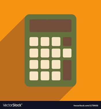 Flat with shadow icon and mobile application vector image
