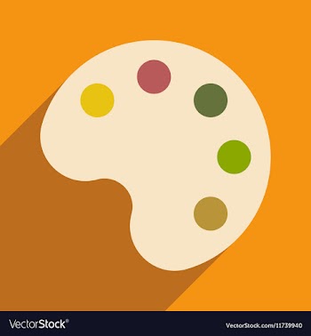 Flat with shadow icon and mobile application vector image