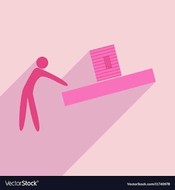 Flat with shadow icon and mobile application vector image