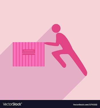 Flat with shadow icon and mobile application vector image