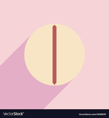 Flat with shadow icon and mobile application vector image