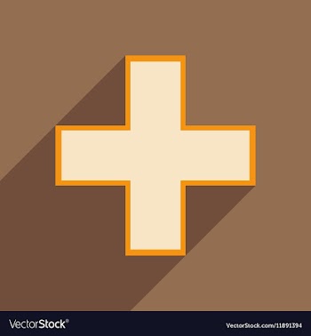 Flat with shadow icon and mobile application vector image