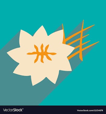 Flat with shadow icon and mobile application vector image