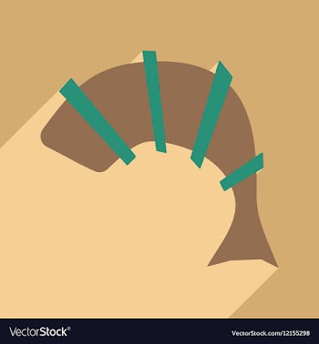 Flat with shadow icon and mobile application vector image