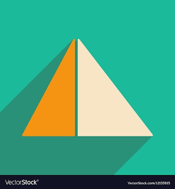 Flat with shadow icon and mobile application vector image