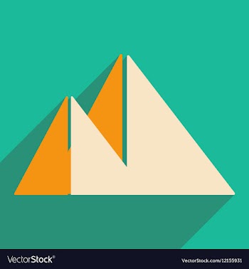 Flat with shadow icon and mobile application vector image