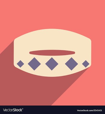 Flat with shadow icon and mobile application vector image