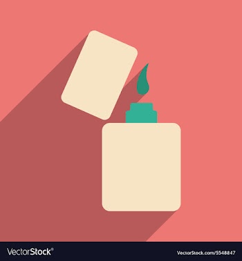 Flat with shadow icon and mobile application vector image