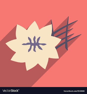 Flat with shadow icon and mobile application vector image