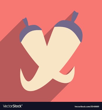 Flat with shadow icon and mobile application vector image
