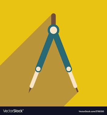 Flat with shadow icon and mobile application vector image