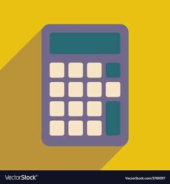 Flat with shadow icon and mobile application vector image