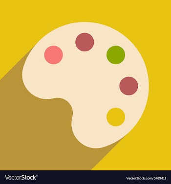 Flat with shadow icon and mobile application vector image