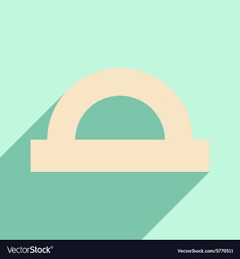 Flat with shadow icon and mobile application vector image